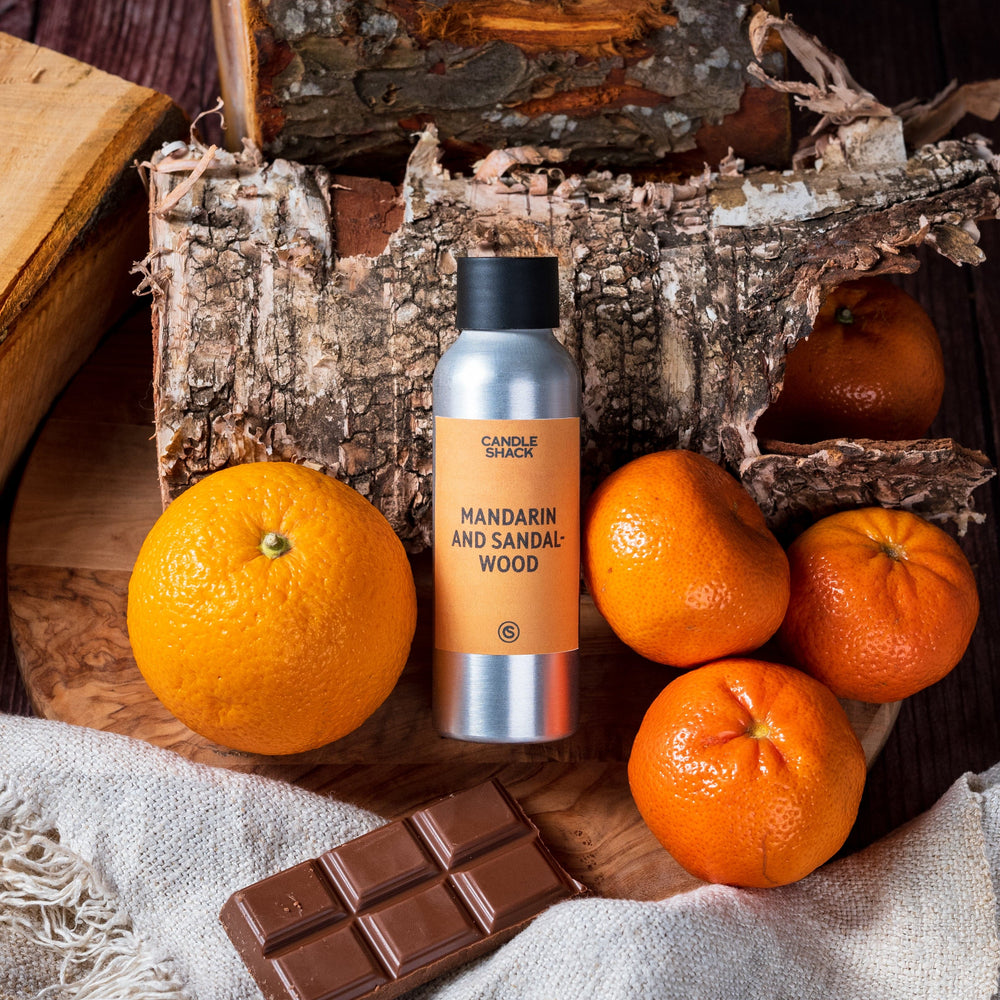 30cl Candle Recipe, Mandarin & Sandalwood in C3