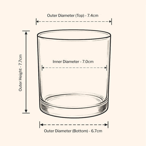 27cl Polycarbonate Candle Jar - Tourmaline Teal