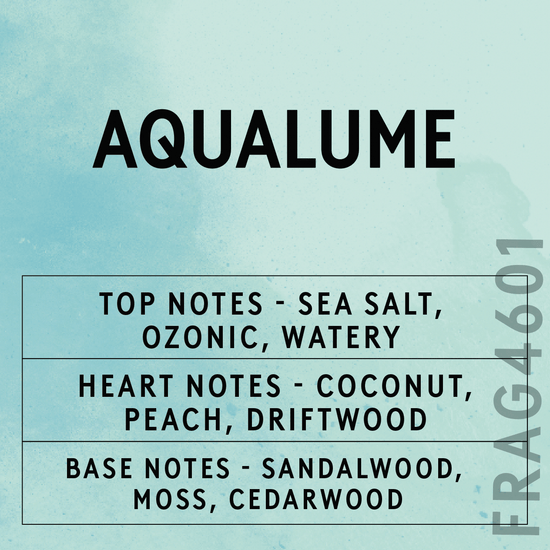 AquaLume Fragrance Oil scent card and fragrance notes
