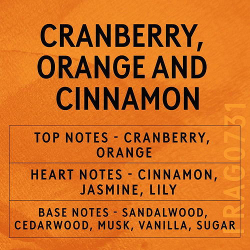 Cranberry, Orange and Cinnamon Scent Card