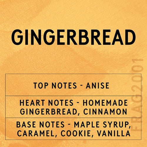 Gingerbread Fragrance Oil Scent Card