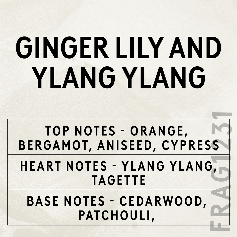 Ginger Lily & Ylang Ylang Scent Card