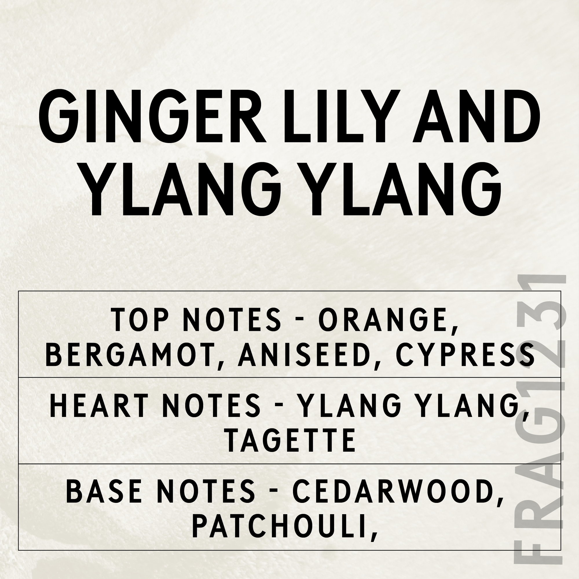 Ginger Lily & Ylang Ylang Scent Card