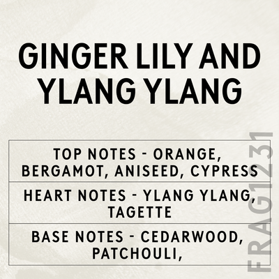 Ginger Lily & Ylang Ylang Scent Card