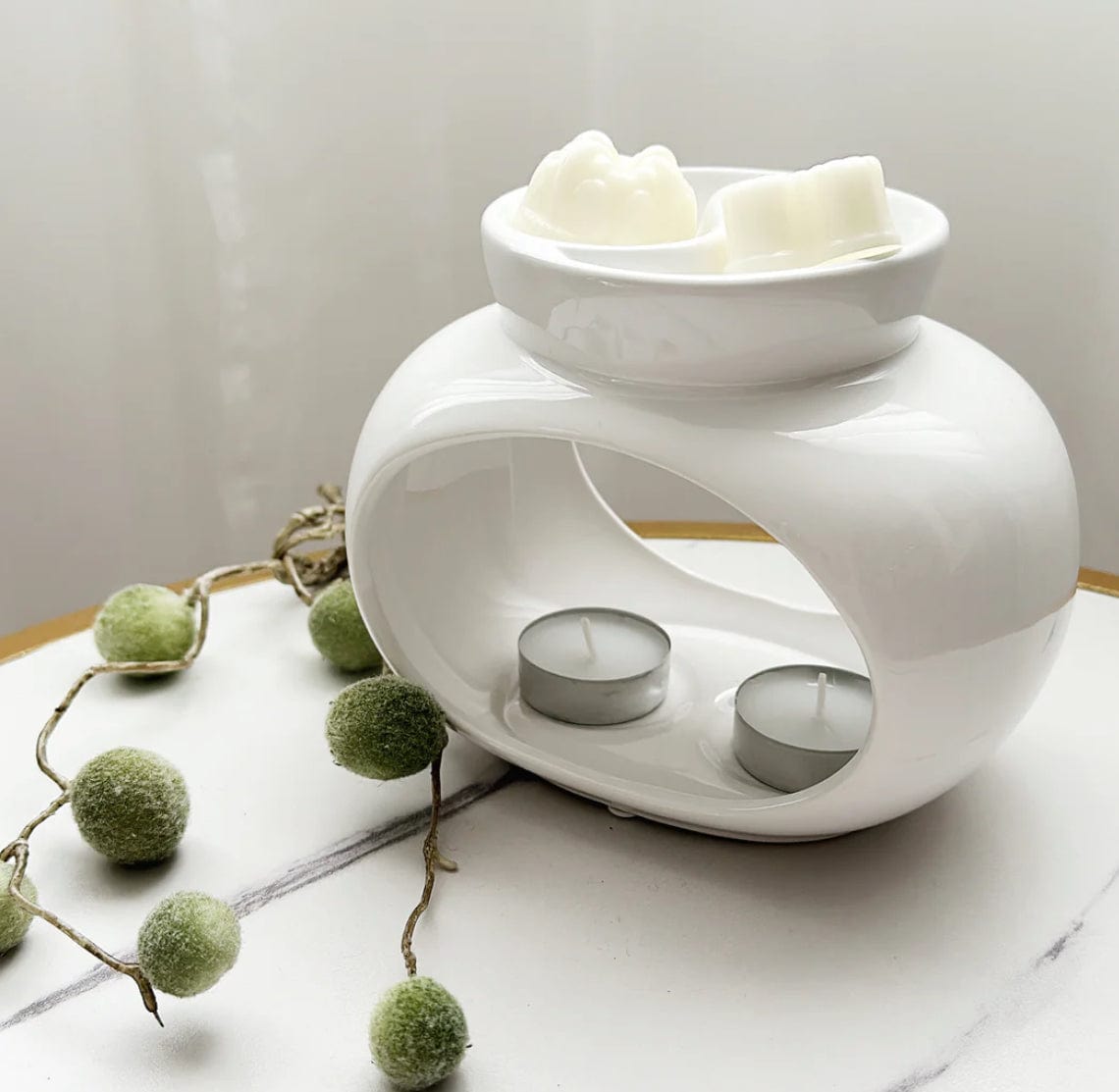 Wax Burner Rome Deluxe - White