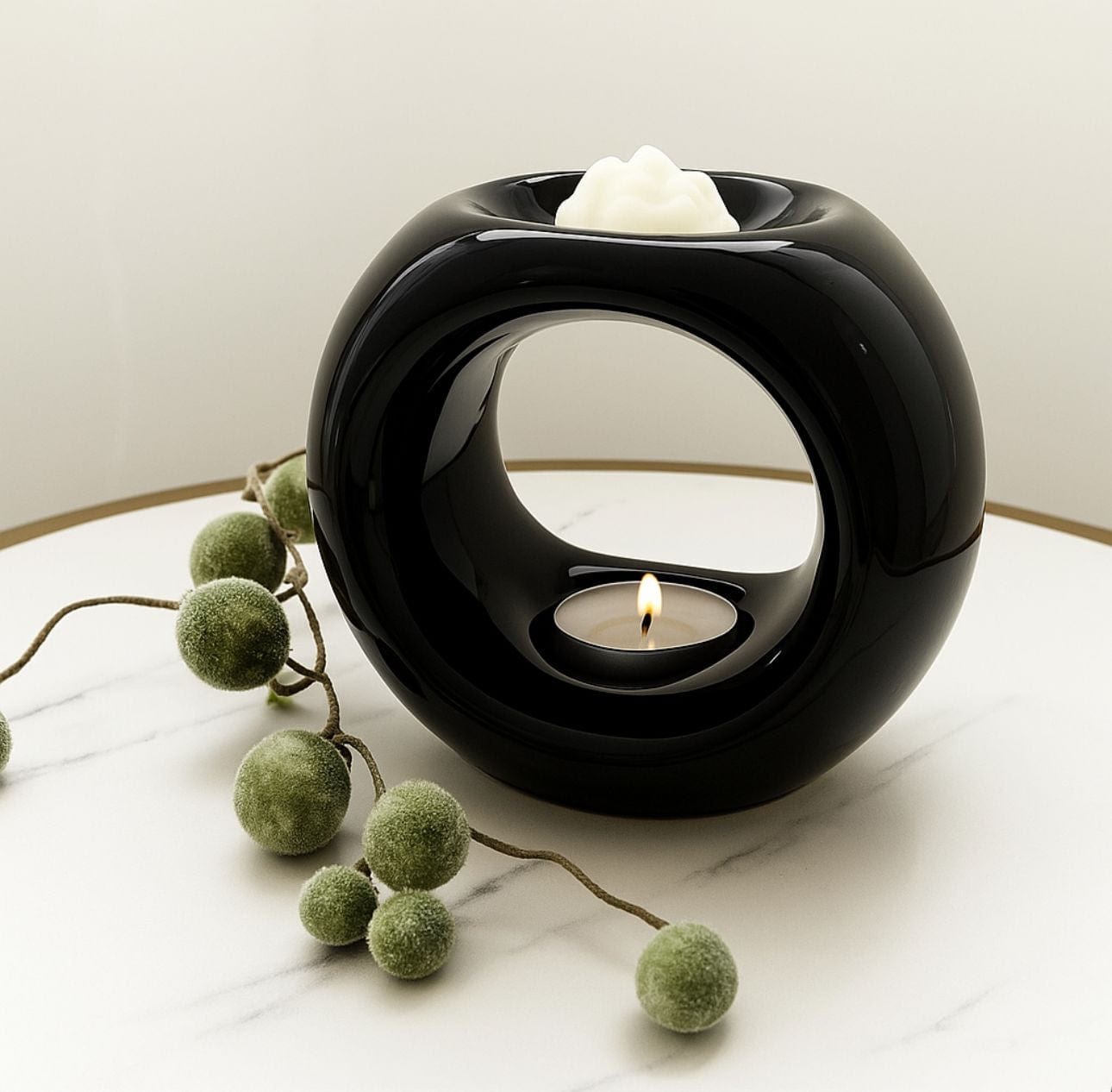 Wax Burner Oslo - Black – Candle Shack