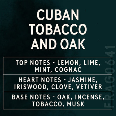 Cuban Tobacco & Oak Scent Card
