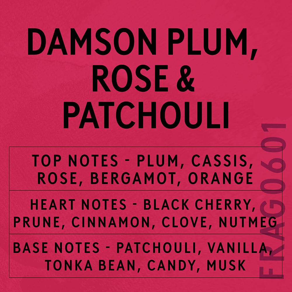 Damson Plum, Rose & Patchouli Scent Card