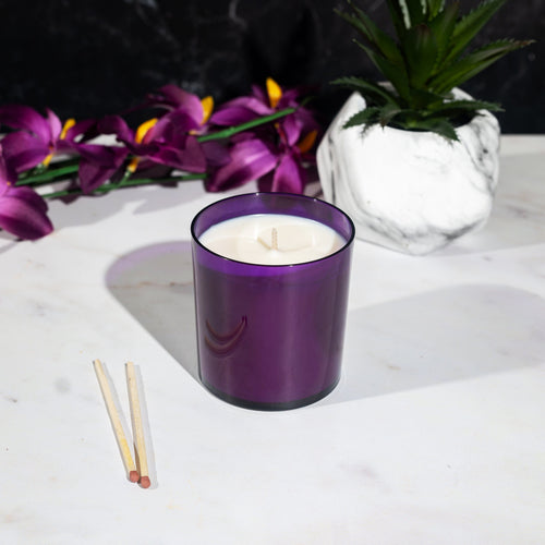 27cl Lotti Polycarbonate Candle Jar - Tanzanite Purple