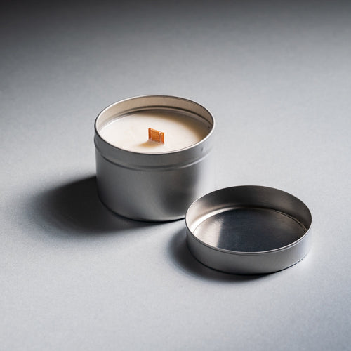 10cl Candle Tin - Silver