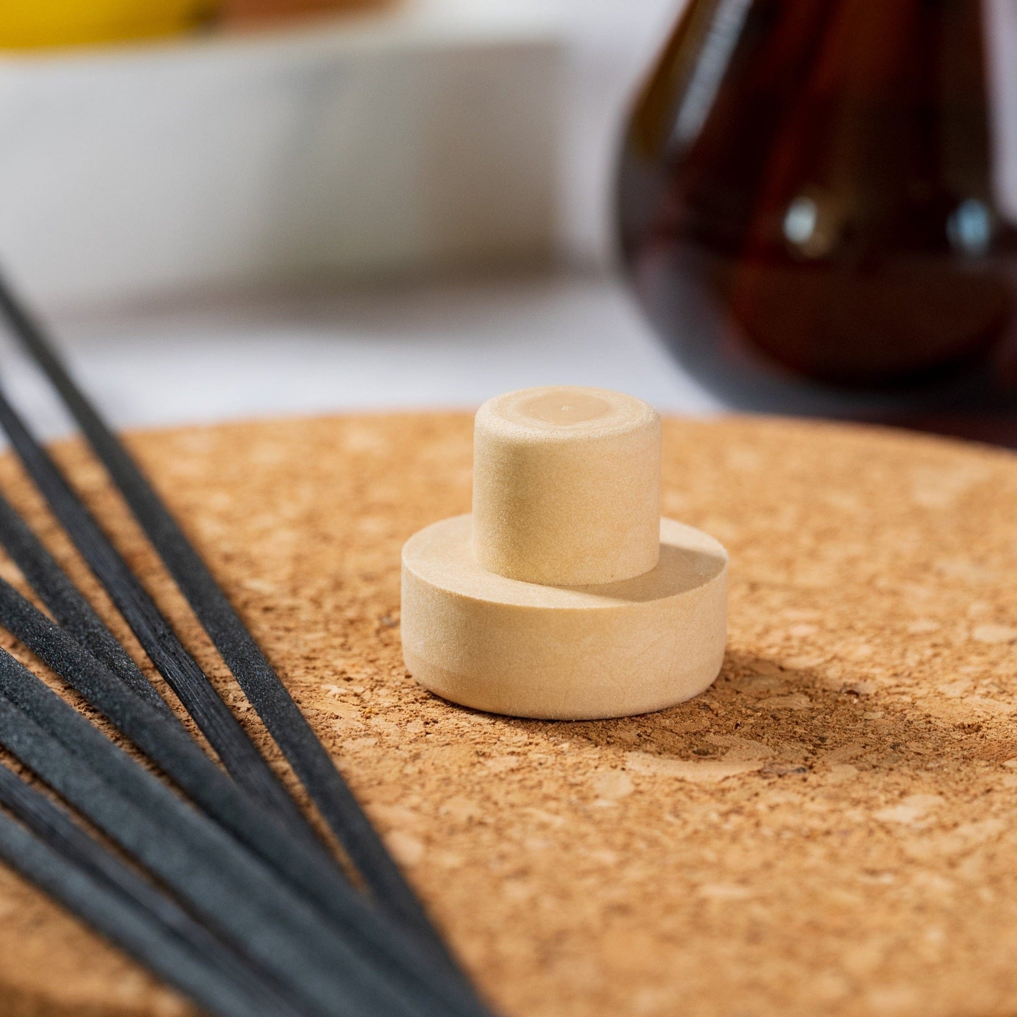 Beige Diffuser Plug for 100ml (Pack of 6)