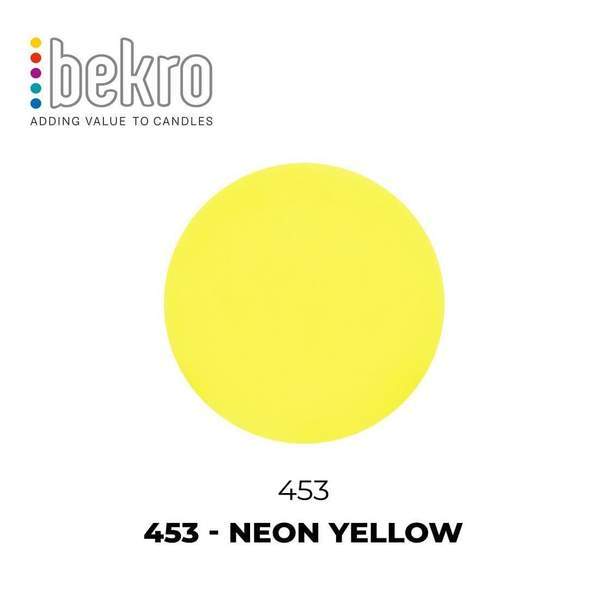 Neon Yellow Bekro Candle Making Dye