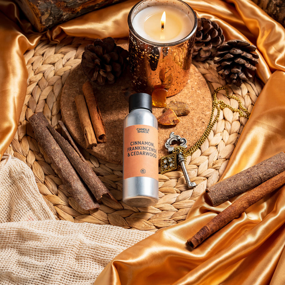 30cl Candle Recipe, Cinnamon, Frankincense & Cedarwood in Rcx