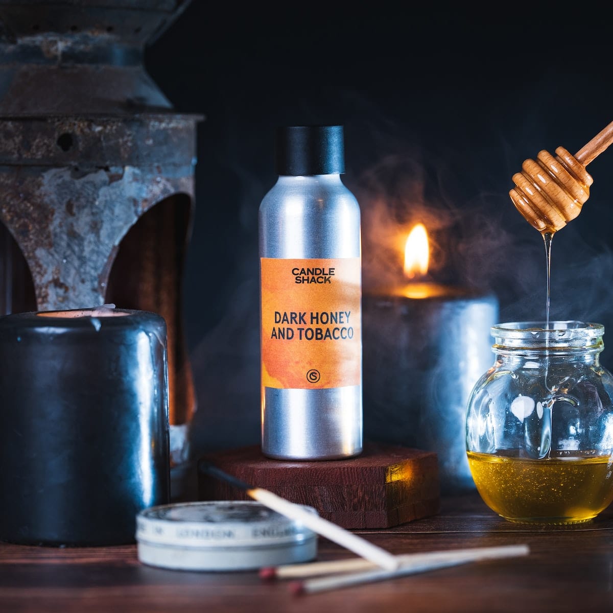 30cl Candle Recipe, Dark Honey & Tobacco in EU 464