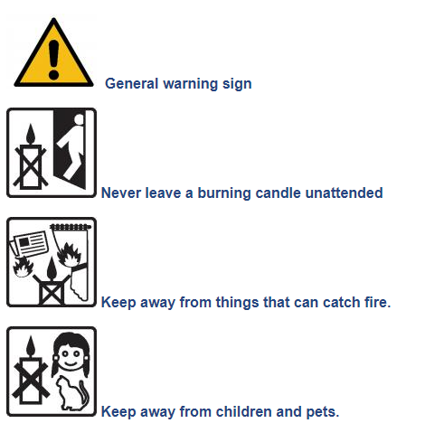 General product Safety label pictograms