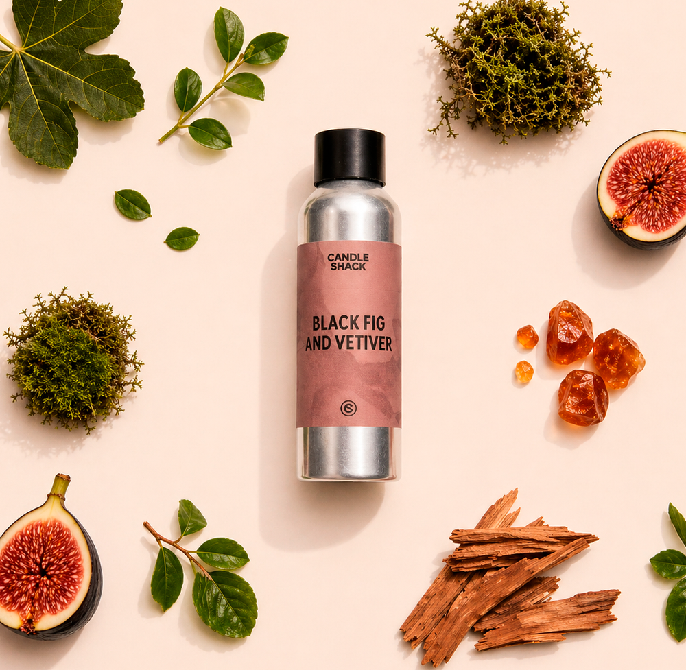 9cl Candle Recipe, Black Fig & Vetiver in EU 464