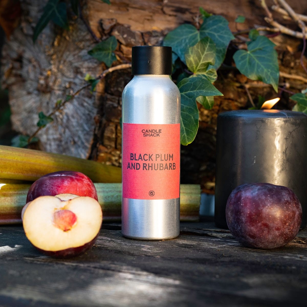 30cl Candle Recipe, Black Plum And Rhubarb in Apricot & Coconut Wax
