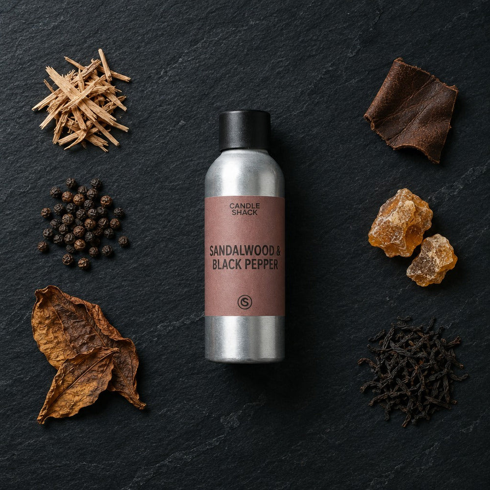 9cl Candle Recipe, Sandalwood & Black Pepper in Rcx
