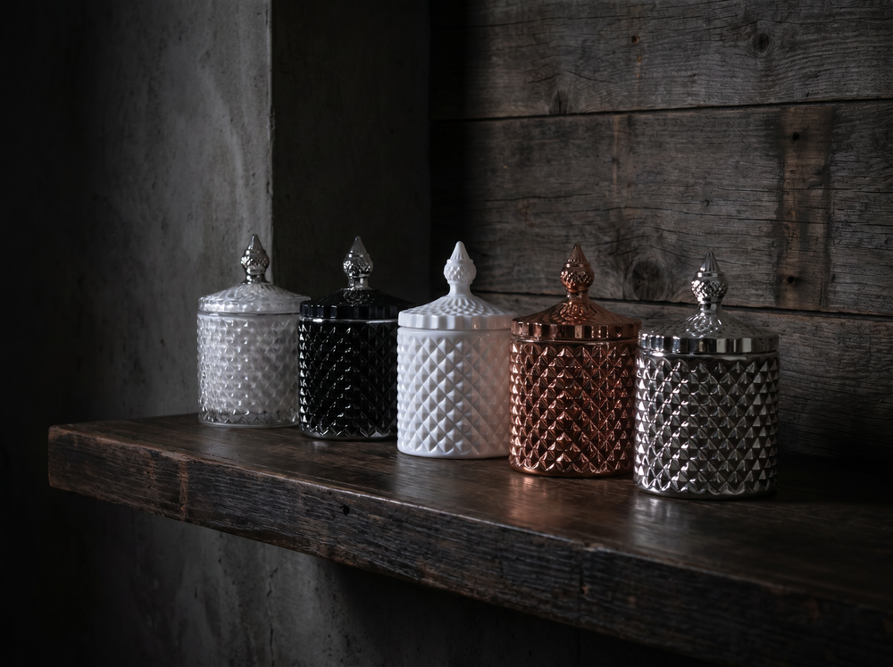 Limited Edition Geometric & Ceramic Jars Collection