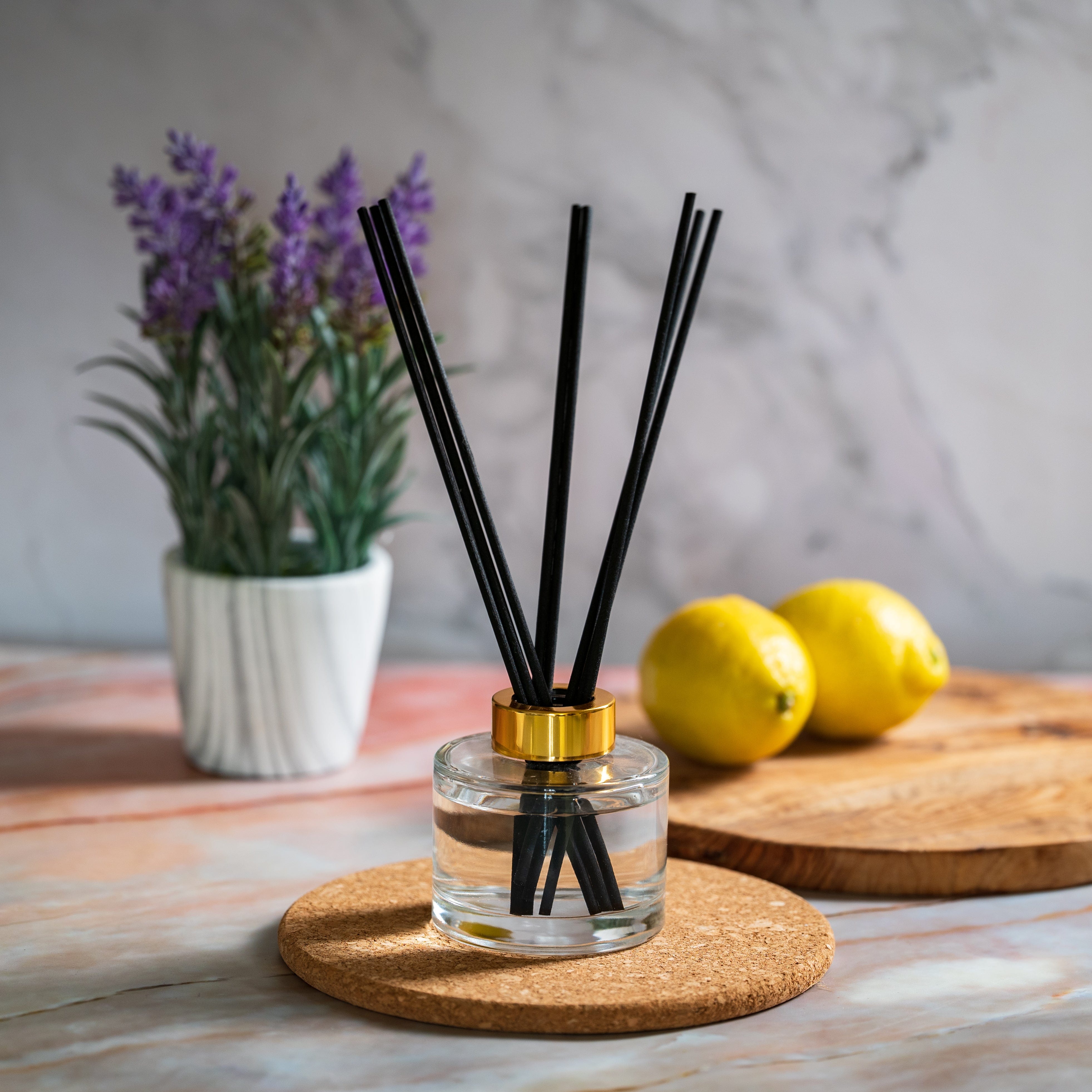 165ml Luxury Clear Glass Reed Diffuser Bottle – Candle Shack UK