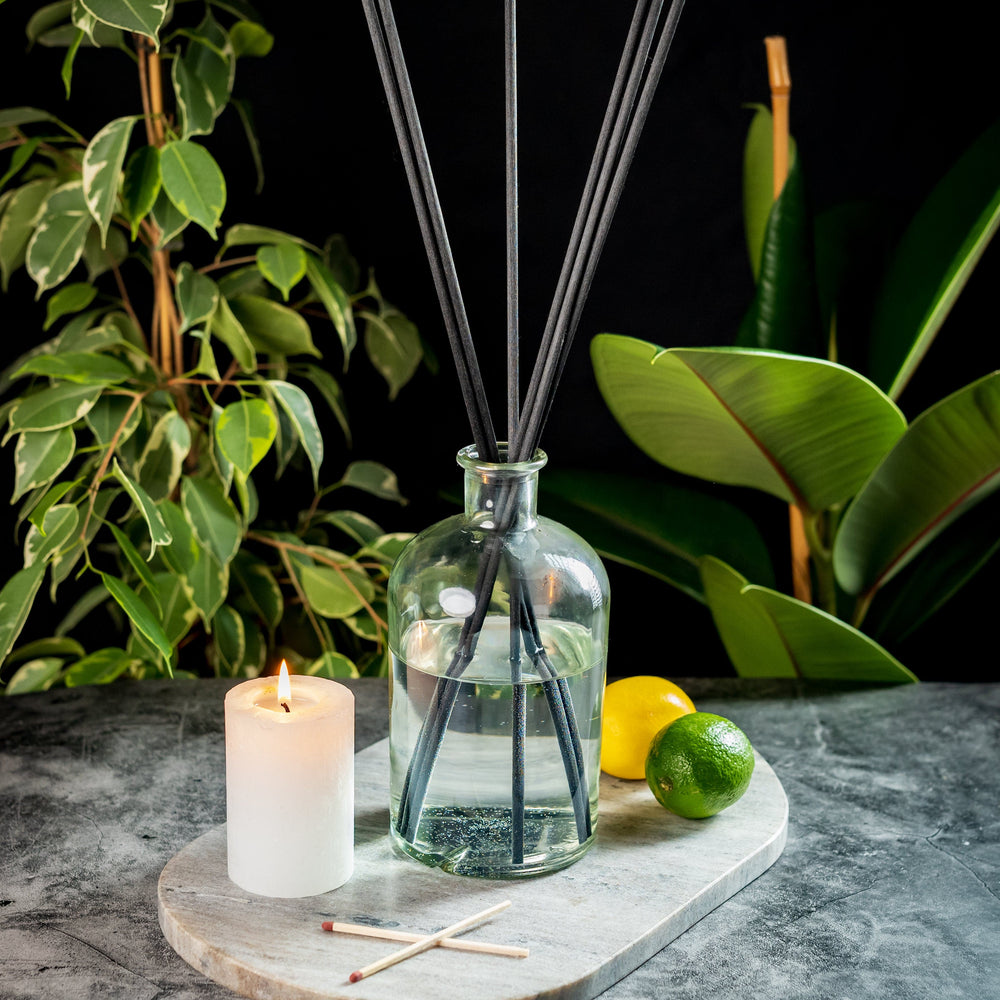 1L Glass Diffuser Bottle - Clear | Candle Shack UK