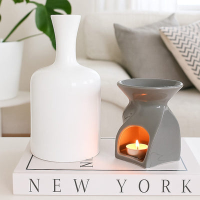 Wax Burner Lyon - Grey