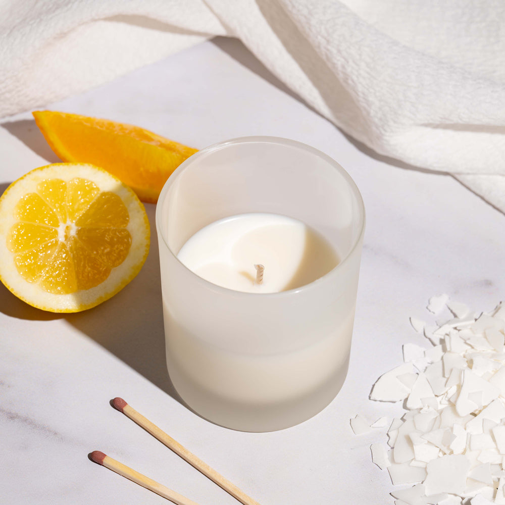 20cl Lotti Candle Glass - Frosted Finish