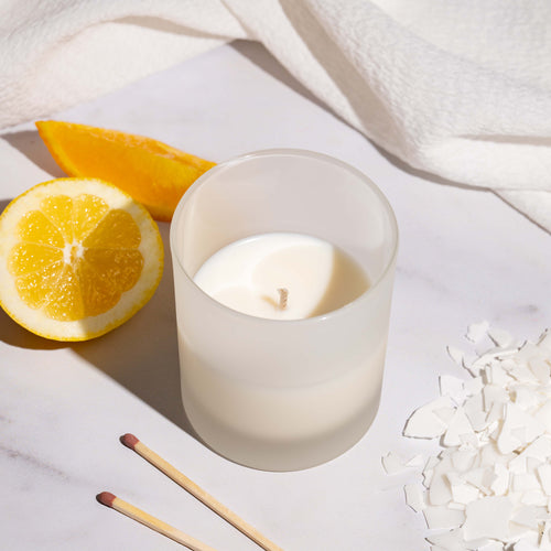 20cl Lotti Candle Glass - Frosted Finish