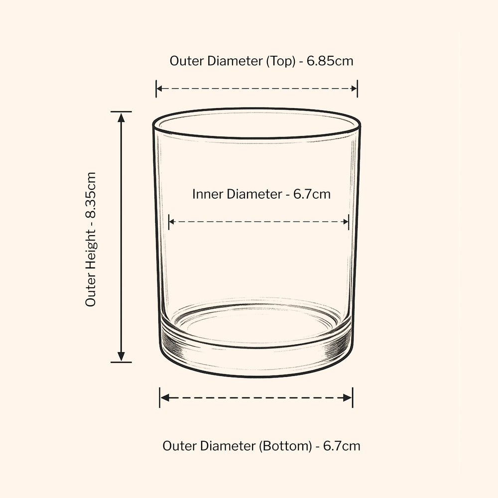 20cl Lotti Candle Jar - Frosted