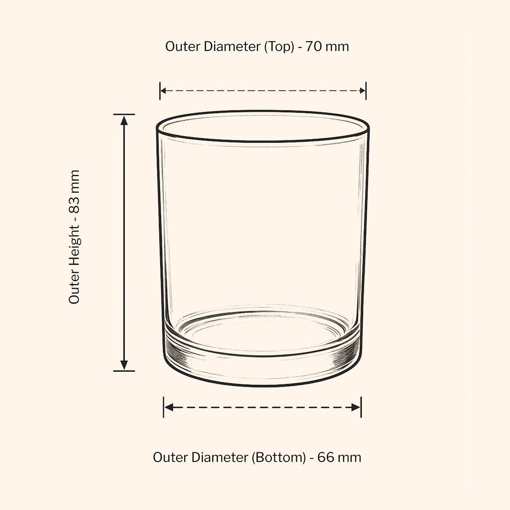 20cl Lotti Candle Jar -  White Matt