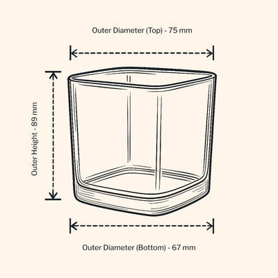 26cl Isla Candle Jar - Clear