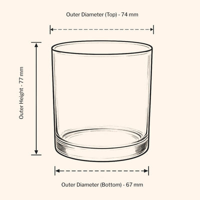 27cl Polycarbonate Candle Jar - Tourmaline Teal