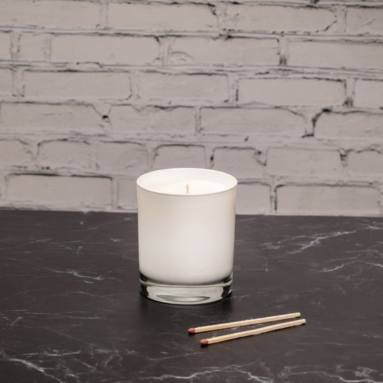 30cl Lotti Candle Glass - Internally White Gloss