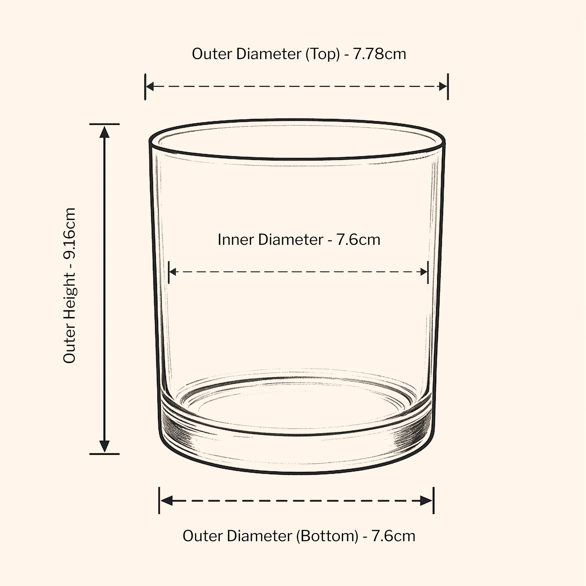 30cl Lotti Candle Jar - Congrats