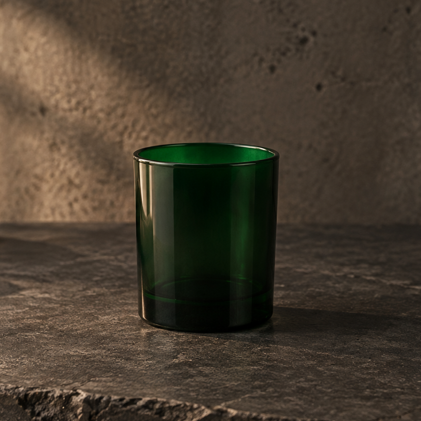 30cl Lotti Candle Jar - Emerald Green