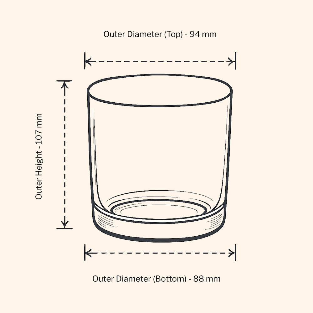50cl Aria Candle Jar - Clear