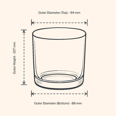 50cl Aria Candle Jar - Clear