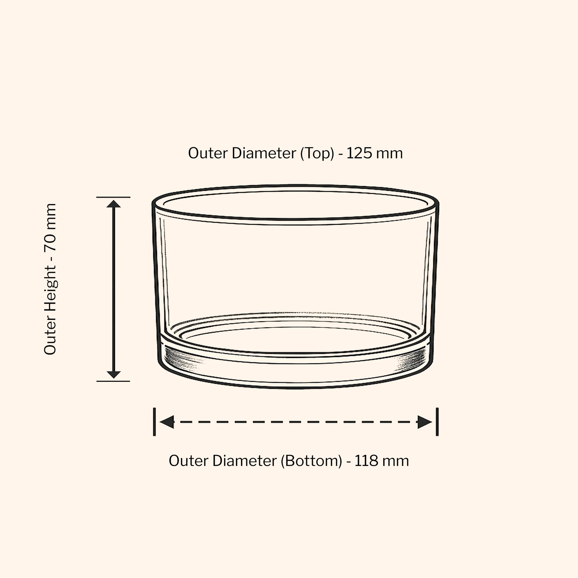 50cl Lotti Bowl - White Matt