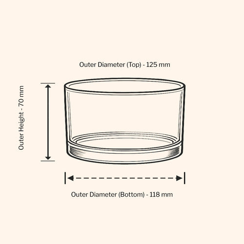 50cl Lotti Bowl - Clear