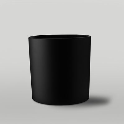 64cl Ebony Candle Jar- Matt Black