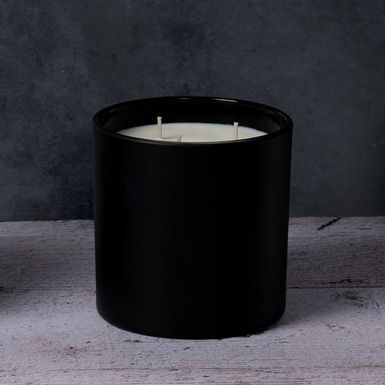 64cl Ebony Candle Jar- Matt Black (Box of 6)