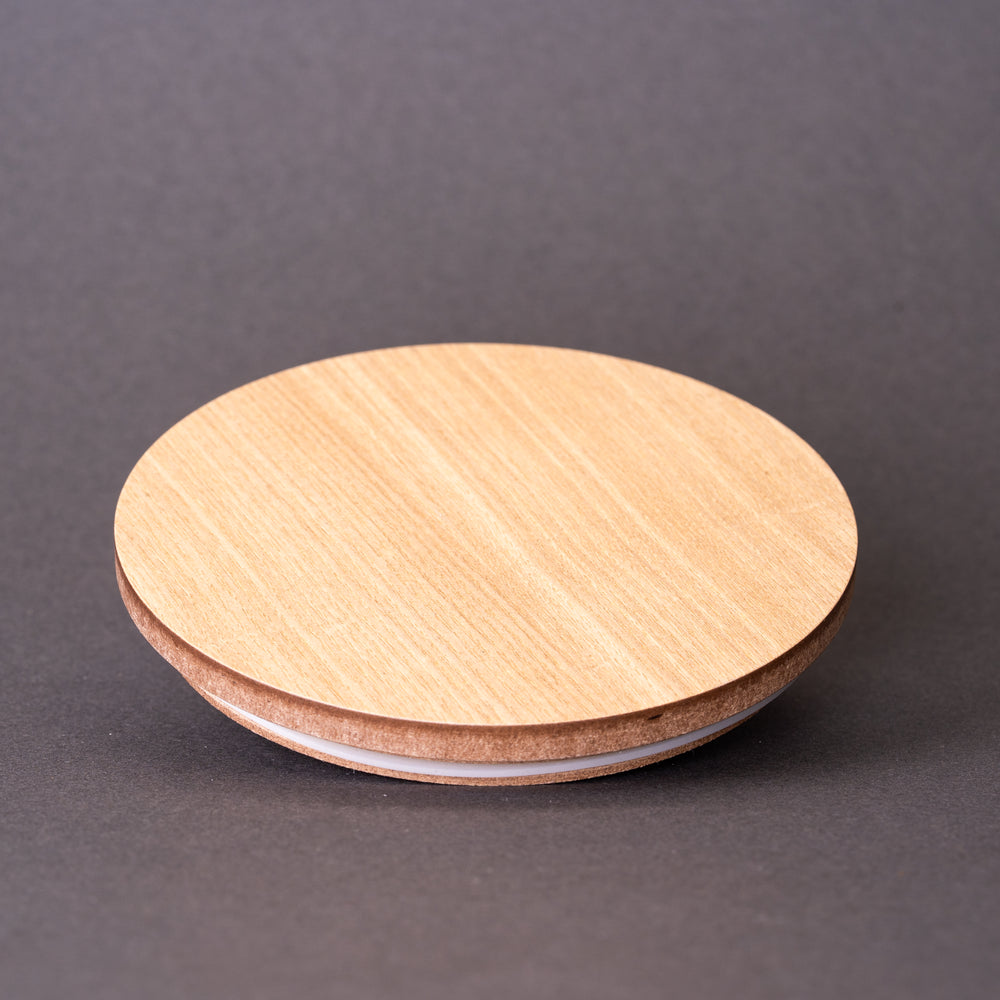 Natural Wooden Lid for 64cl Ebony Jar