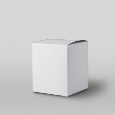 White eFluted Candle Box (Size 1)