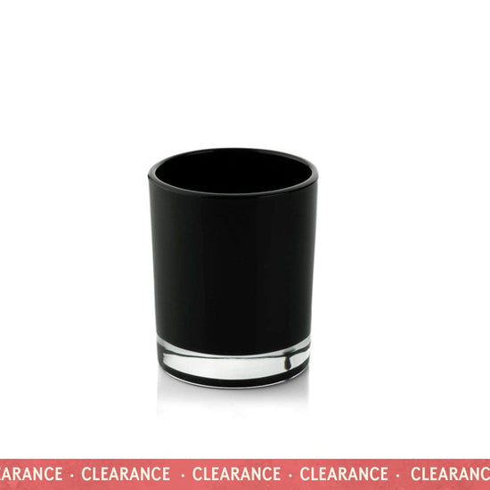 9cl Lauren Candle Glass - Internally Black Gloss