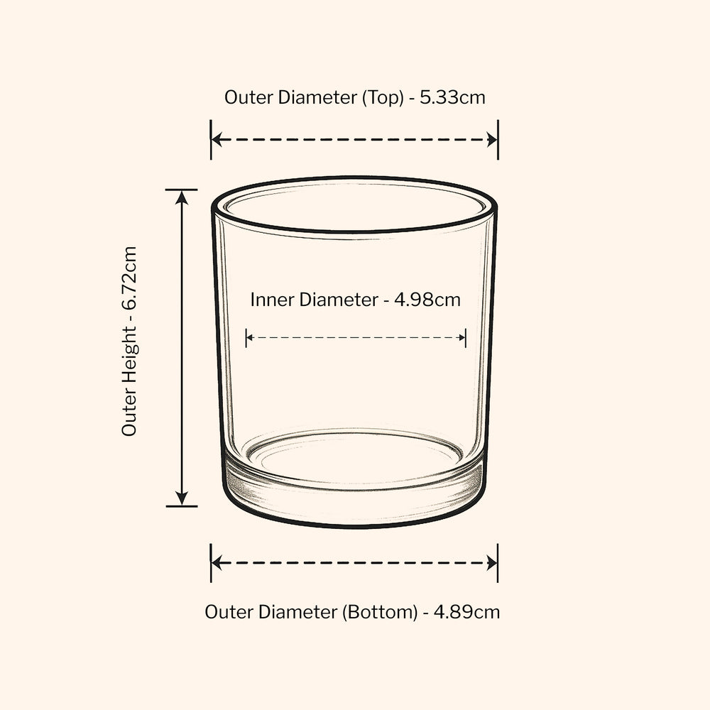 9cl Lotti Candle Jar - Amber
