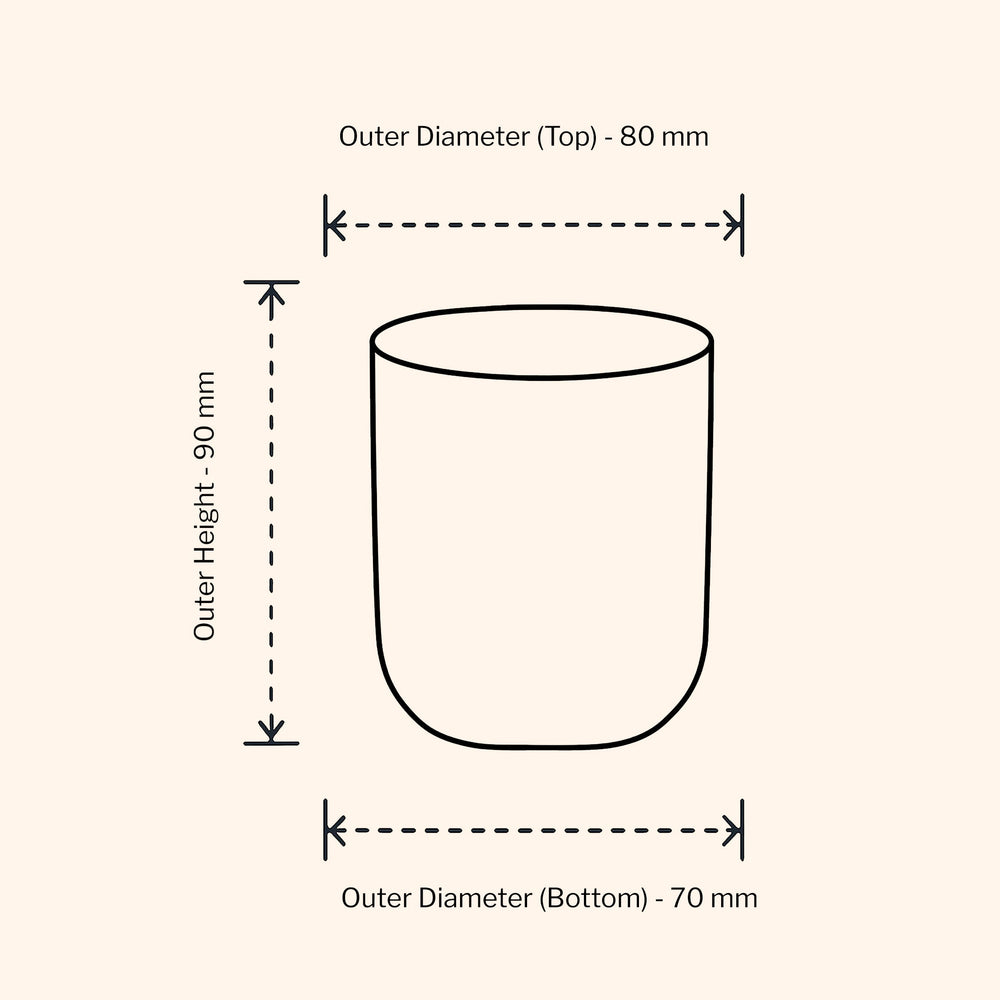 30cl Aria Candle Jar - Amber