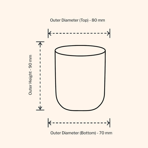 30cl Aria Candle Jar - Amber
