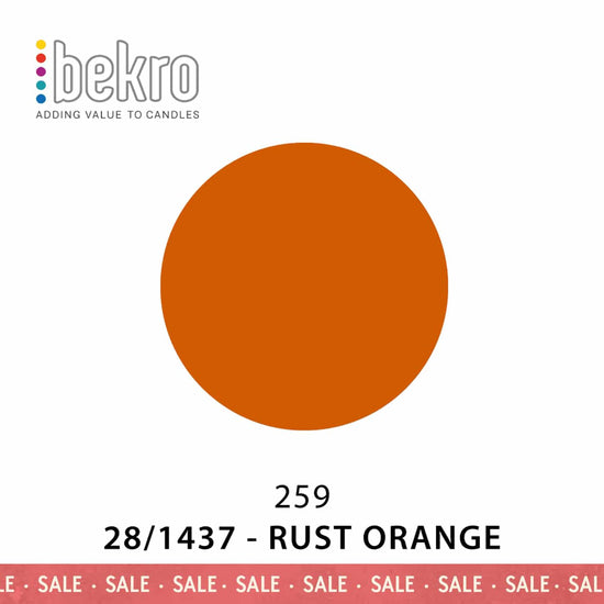 Bekro Dye - 28/1437 - Rust Orange