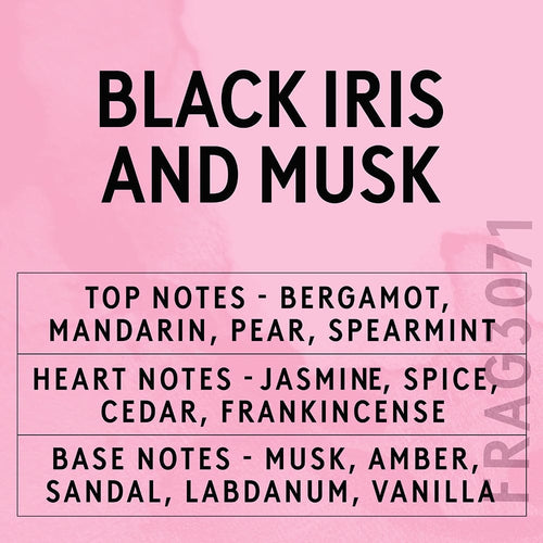 Black Iris & Musk Scent card