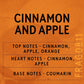 Cinnamon and Apple Scent Card